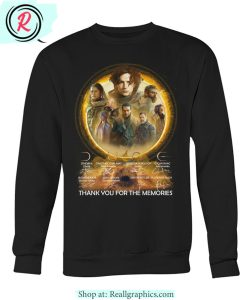 dune thank you for the memories unisex shirt