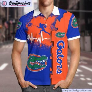 florida gators heartbeat polo shirt, florida gators gifts
