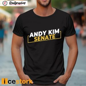 frances patano andy kim for senate logo shirt