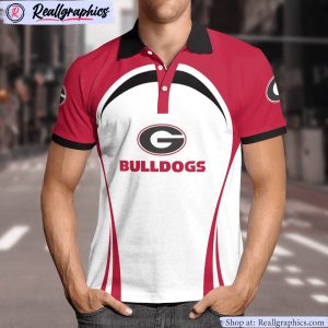georgia bulldogs curve casual polo shirt, bulldogs clothing