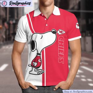 kansas city chiefs snoopy polo shirt, chiefs gifts