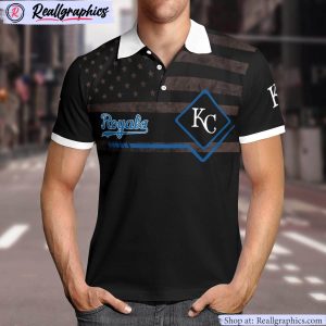 kansas city royals american flag polo shirt, kansas city royals gifts for fans