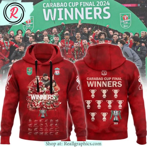 liverpool winners carabao cup 3d hoodie