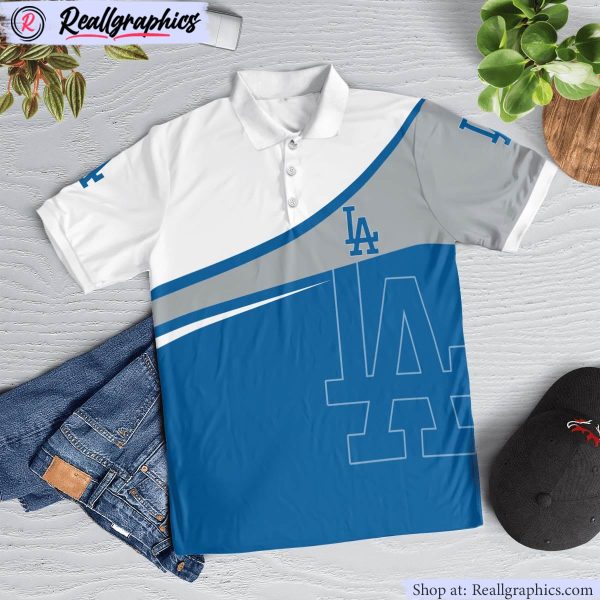 los angeles dodgers comprehensive charm polo shirt, los angeles dodgers gifts