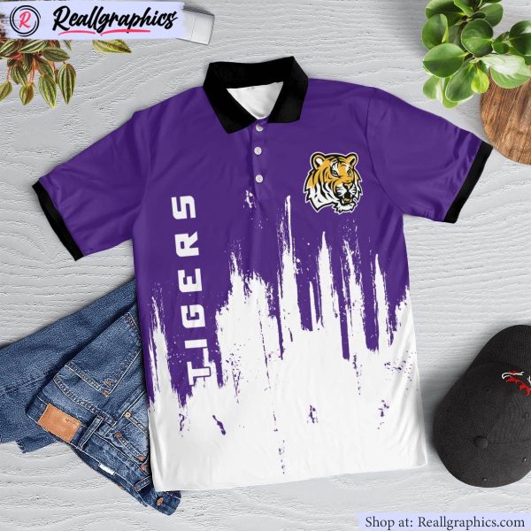 lsu tigers lockup victory polo shirt, lsu apparel