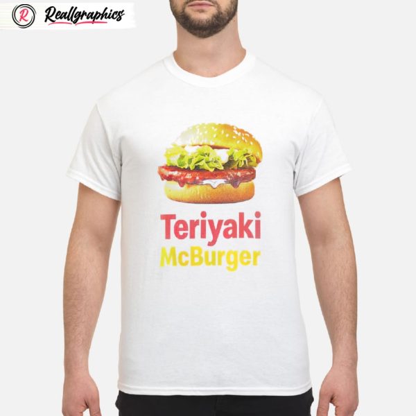 mcdonalds teriyaki mcburger shirt