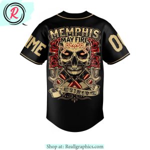 memphis may fire custom baseball jersey