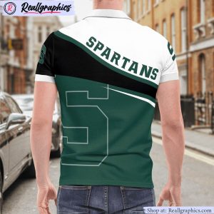 michigan state spartans comprehensive charm polo shirt, spartans apparel