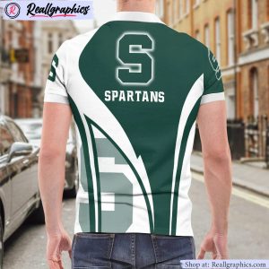 michigan state spartans magic team logo polo shirt, spartans unique gifts