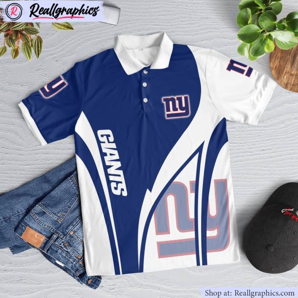 new york giants magic team logo polo shirt, giants team gifts