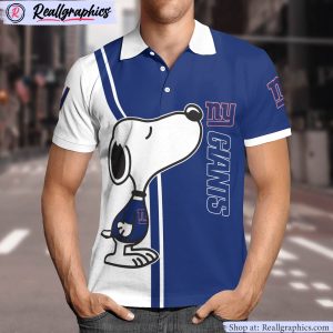 new york giants snoopy polo shirt, giants gifts for fans