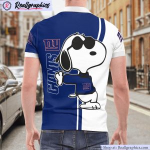 new york giants snoopy polo shirt, giants gifts for fans