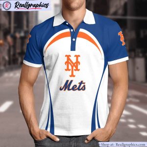new york mets curve casual polo shirt, mets unique gifts
