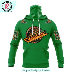 nhl vancouver canucks special black excellence 2024 kits hoodie