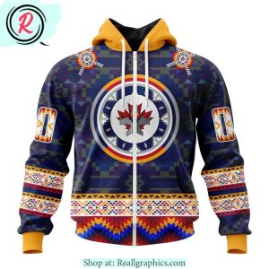 nhl winnipeg jets special wasac design hoodie