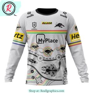 nrl penrith panthers personalized 2024 indigenous kits hoodie