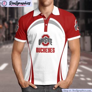 ohio state buckeyes curve casual polo shirt, buckeyes fan shirt for sale