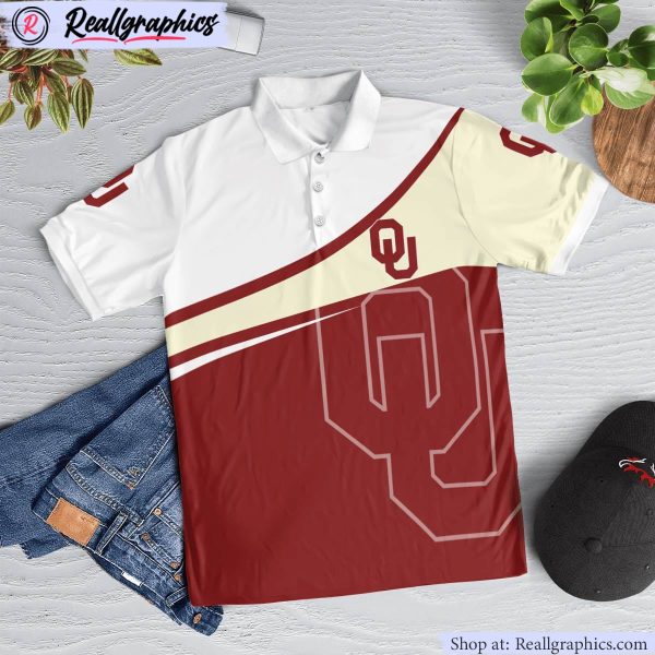 oklahoma sooners comprehensive charm polo shirt, oklahoma sooners clothing