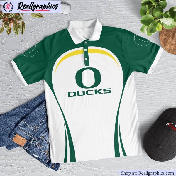 oregon ducks curve casual polo shirt, oregon ducks fan shirt
