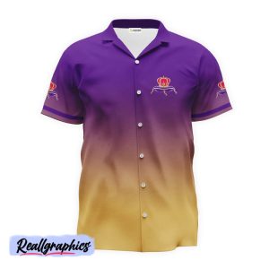 personalized crown royal gradient hawaiian shirt