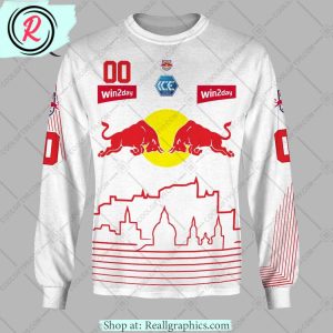 personalized ec red bull salzburg home jersey style hoodie