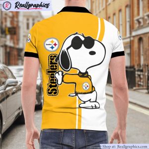 pittsburgh steelers snoopy polo shirt, steelers unique gifts