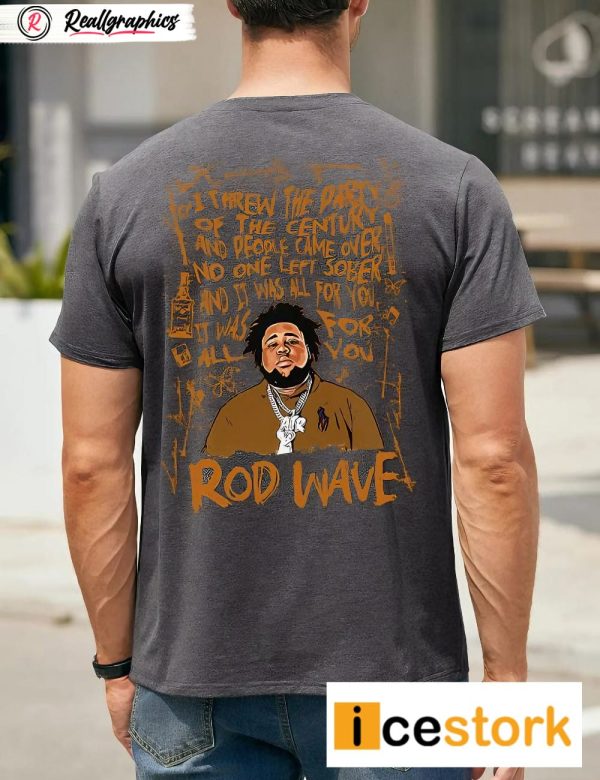 rod wave nostalgia album two side shirt