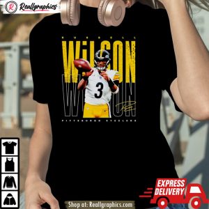 russell wilson pittsburgh steelers signature shirt