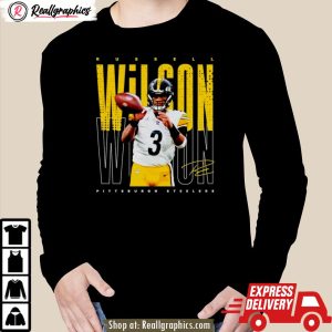 russell wilson pittsburgh steelers signature shirt