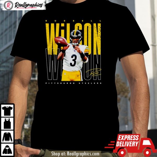 russell wilson pittsburgh steelers signature shirt