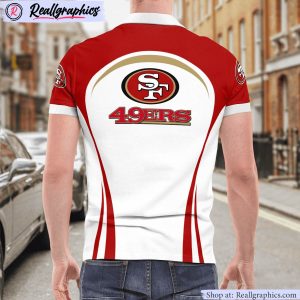 san francisco 49ers curve casual polo shirt, 49ers fan shirt for sale