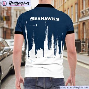 seattle seahawks lockup victory polo shirt, seattle seahawks clothing