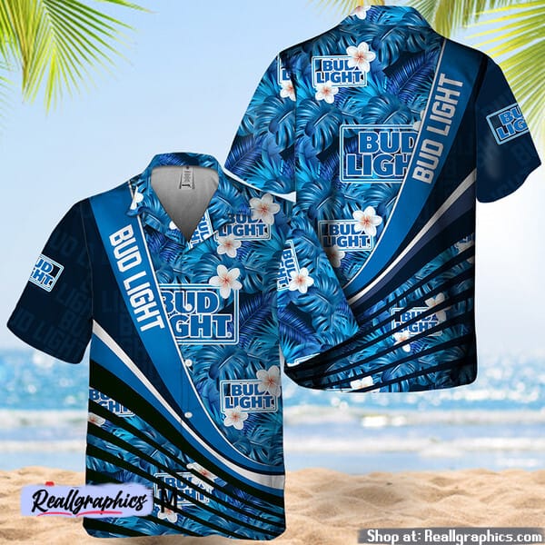 tropical vibes: embrace the summer in a bud light hawaiian shirt