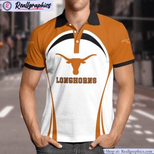 texas longhorns curve casual polo shirt, texas longhorns apparel