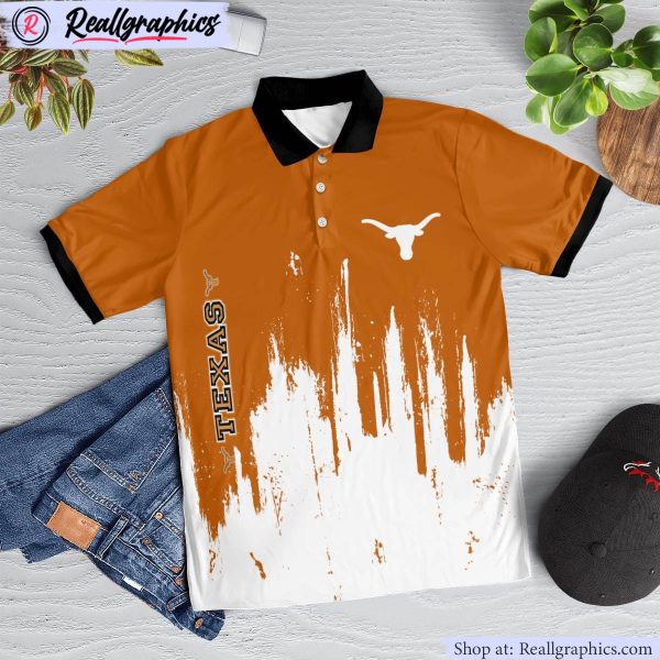 texas longhorns lockup victory polo shirt, longhorns fan shirt for sale