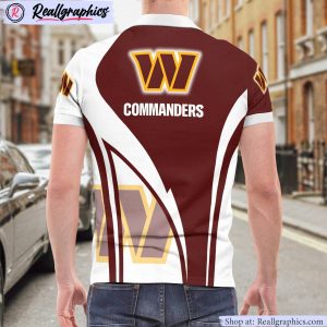 washington commanders magic team logo polo shirt, commanders gear