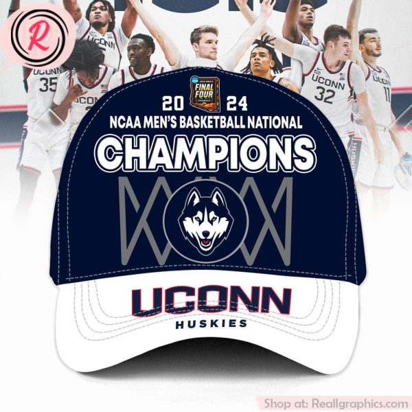 2024 final four champions uconn huskies classic cap - navy