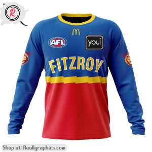 afl brisbane lions personalized 2024 fitzroy aop shirt, hoodie, sweatshirt