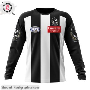 afl collingwood football club personalized 2024 home aop shirt, hoodie, sweatshirt