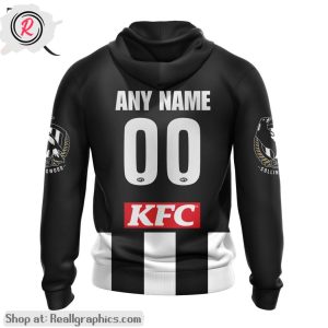 afl collingwood football club personalized 2024 swooping magpie aop shirt, hoodie, sweatshirt