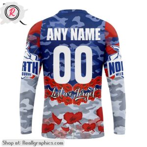 afl north melbourne football club special anzac day design lest we forget aop shirt, hoodie, sweatshirt