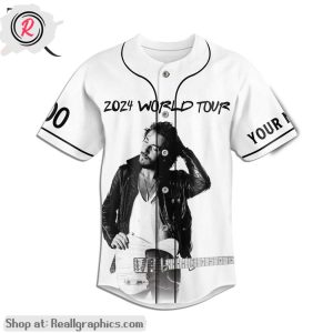 bruce springsteen 2024 world tour thunder road born to run custom baseball jersey shirt style