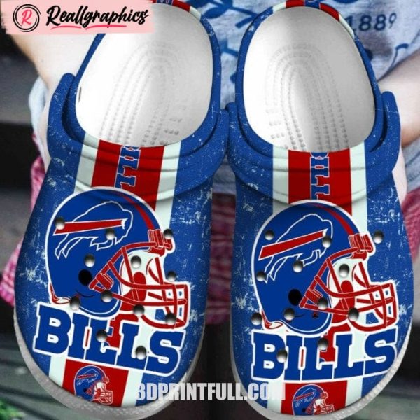 buffalo bills crocband nfl clog shoes, buffalo bills fan gears