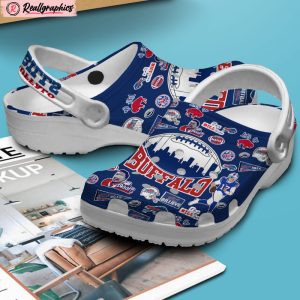 buffalo bills nfl classic crocs shoes, buffalo bills fan gears