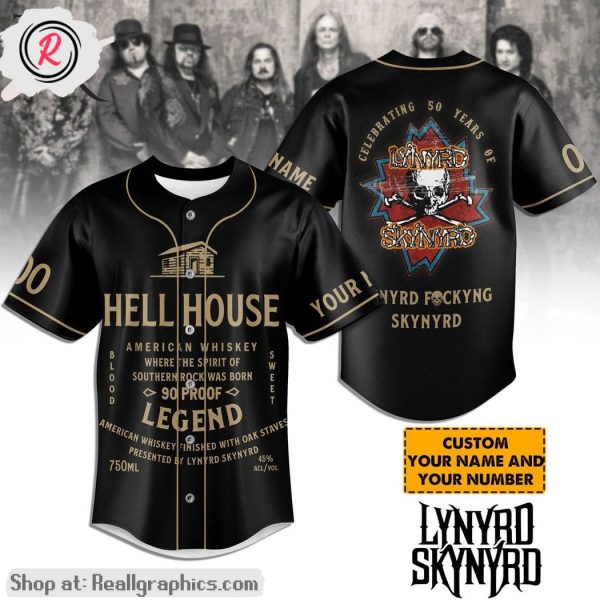 celebrating 50 years of lynyrd skynyrd custom baseball jersey shirt style