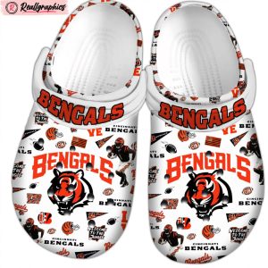 cincinnati bengals nfl classic crocs shoes, bengals unique gifts