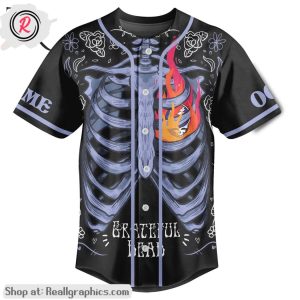 grateful dead not all who wander are lost custom baseball jersey shirt style