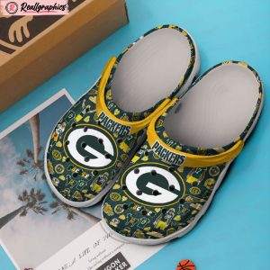 green bay packers nfl classic crocs shoes, packers merchandise