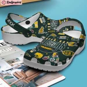 green bay packers nfl classic crocs shoes, packers shoes