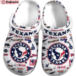 houston texans nfl classic crocs shoes, texans merchandise